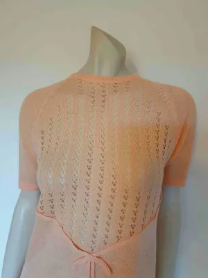 1960s Bittersweet Pink Knit Top - M
