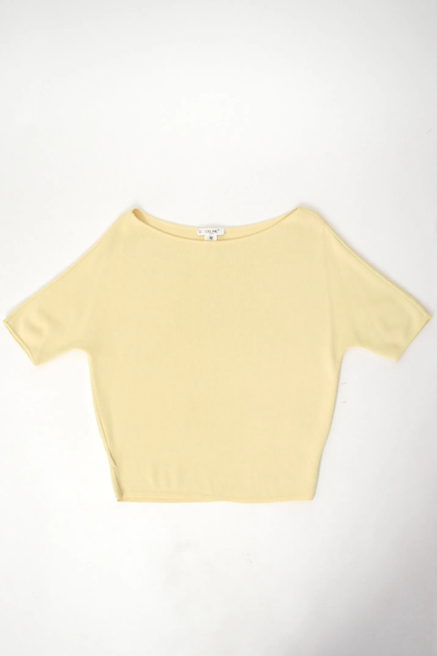 1990s Celine Buttercream Skirt Set