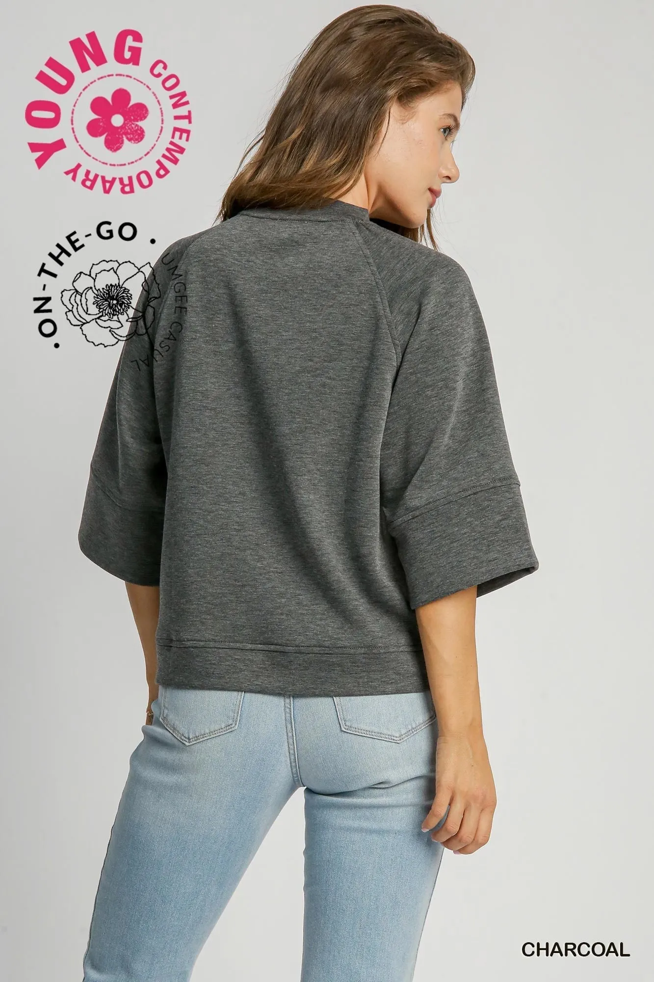 3/4 Sleeved Raglan Top