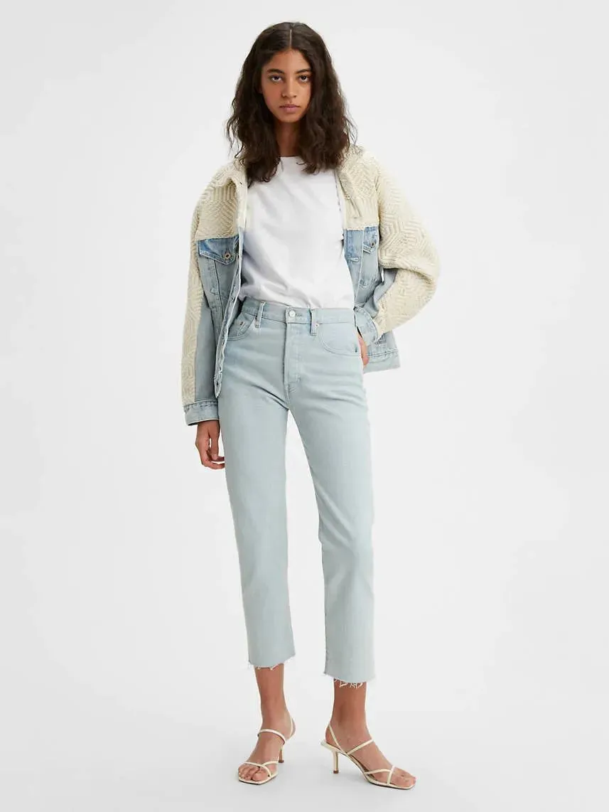 501® Crop Jeans LMC BLEACHED SAND