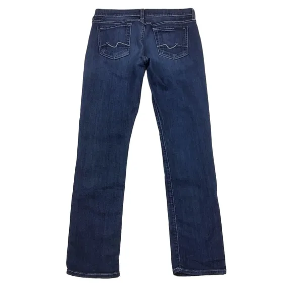 7 For All Mankind Josefina Crop Skinny Boyfriend Jeans