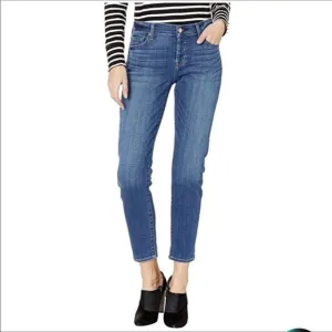 7 For All Mankind Josefina Crop Skinny Boyfriend Jeans
