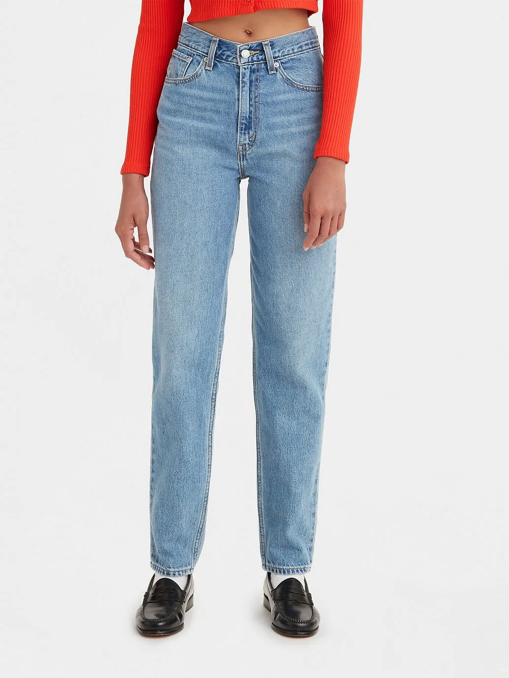 80’s Mom Jean - Medium Indigo Worn In A FURTHER 15% OFF AUTOMATICALLY APPLIED AT CHECKOUT