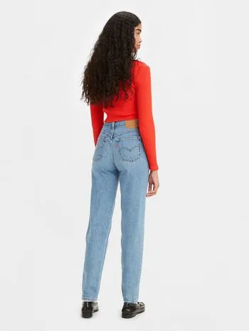 80’s Mom Jean - Medium Indigo Worn In A FURTHER 15% OFF AUTOMATICALLY APPLIED AT CHECKOUT
