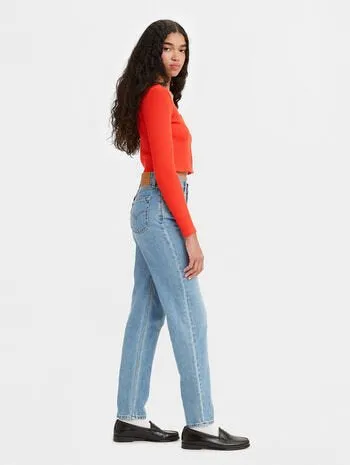 80’s Mom Jean - Medium Indigo Worn In A FURTHER 15% OFF AUTOMATICALLY APPLIED AT CHECKOUT