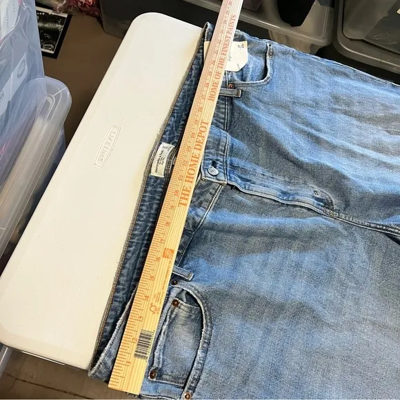 Abercrombie &amp; Fitch The Mom High Rise Jeans Plus Size 24 Regular 37 Inches Q