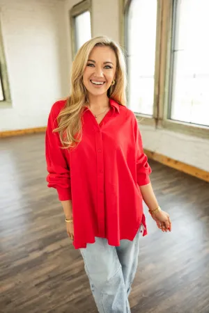 ADELYN BUTTON DOWN TOP