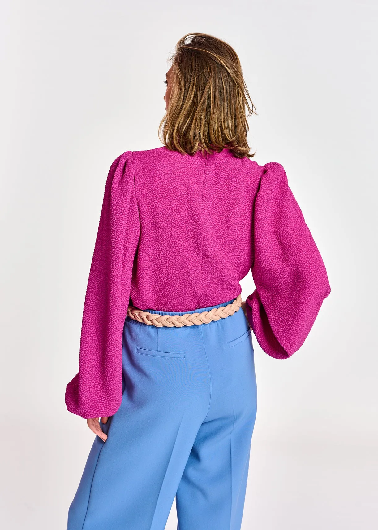 Adries ruffle collar top