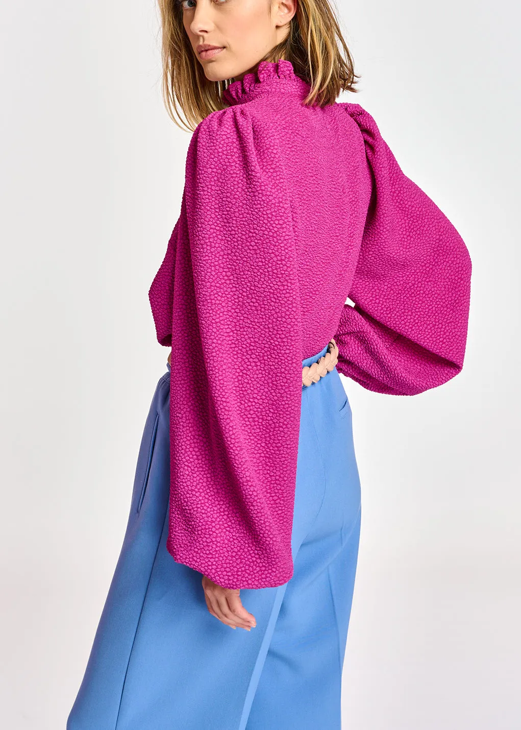 Adries ruffle collar top