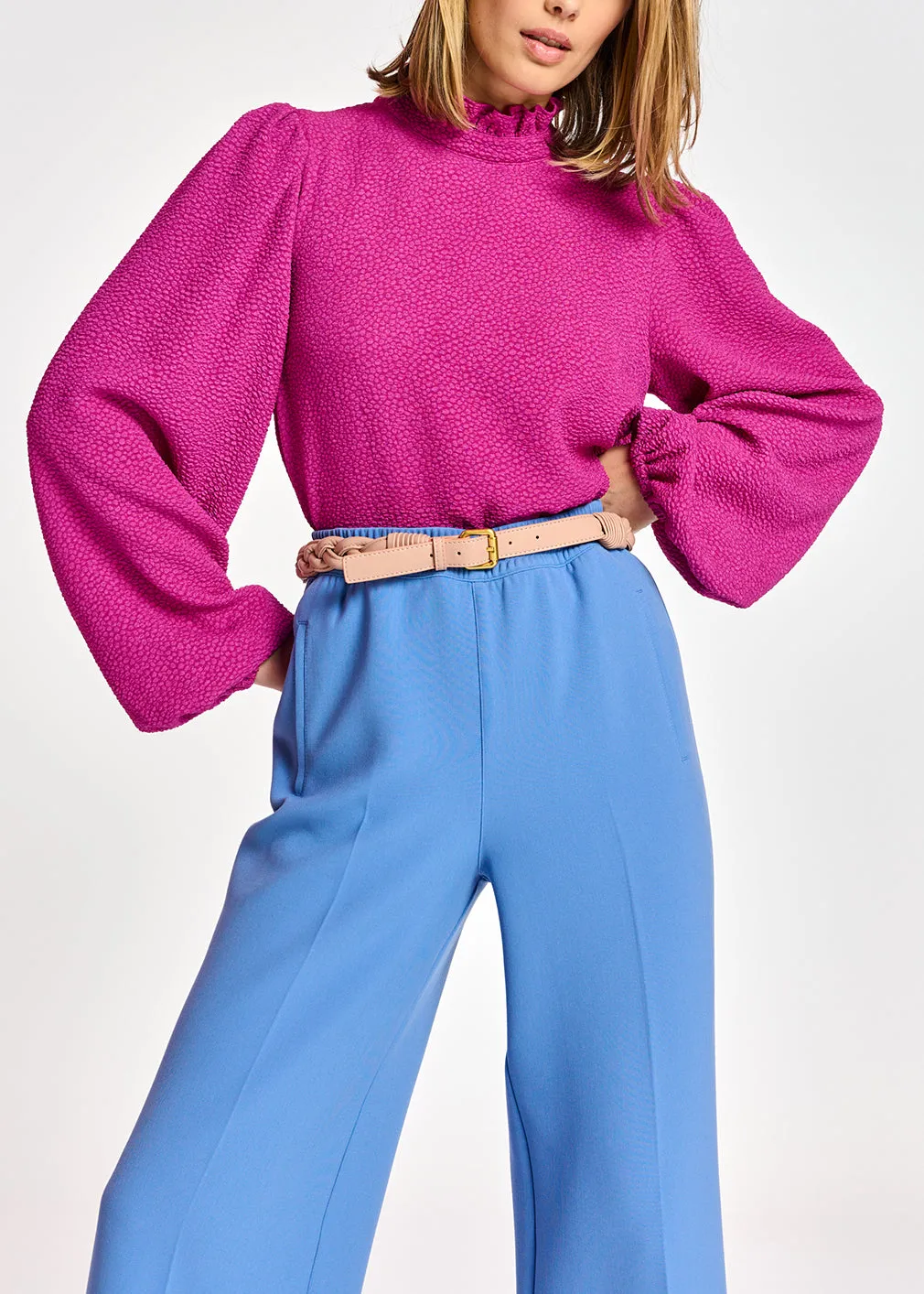 Adries ruffle collar top