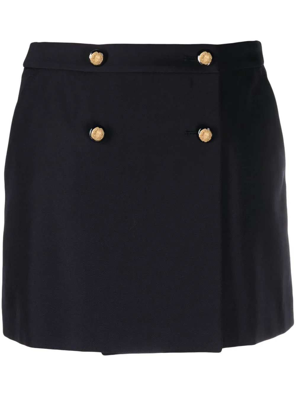 Alexander Mcqueen Blue Skirt