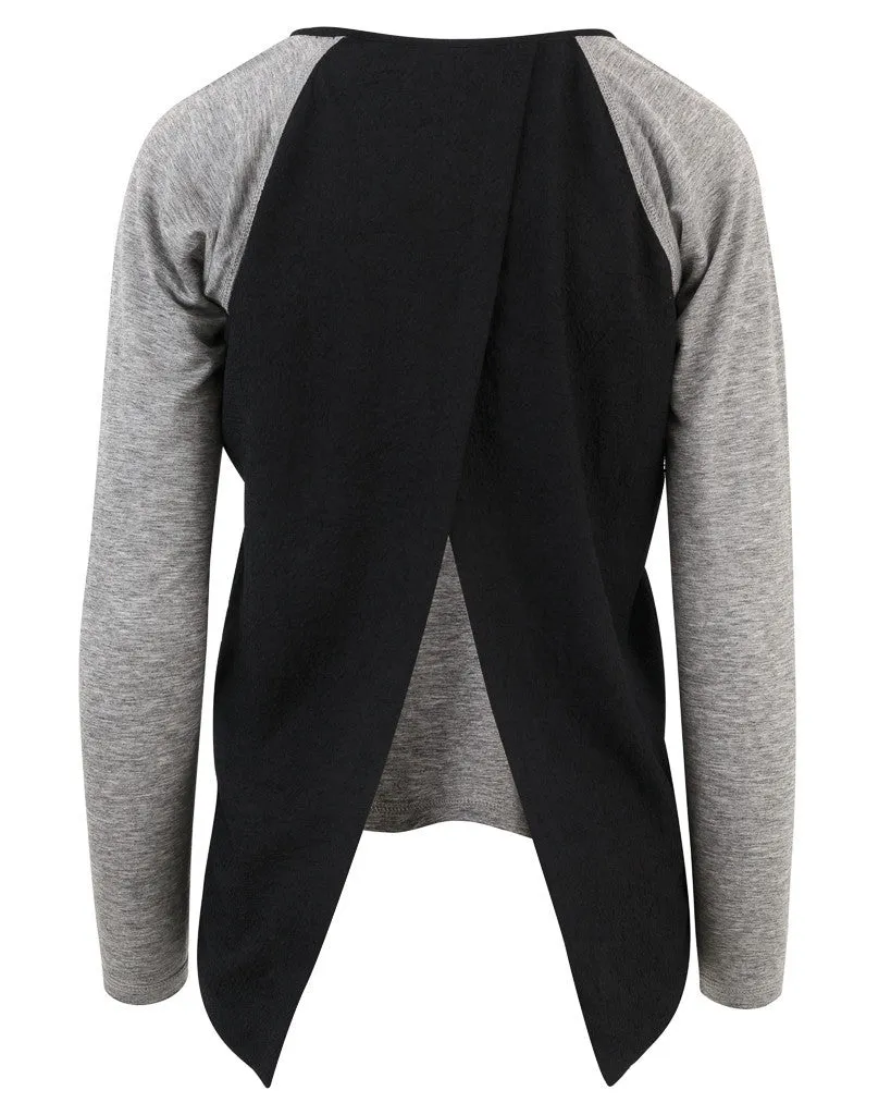 Alexis Open Back Raglan Top