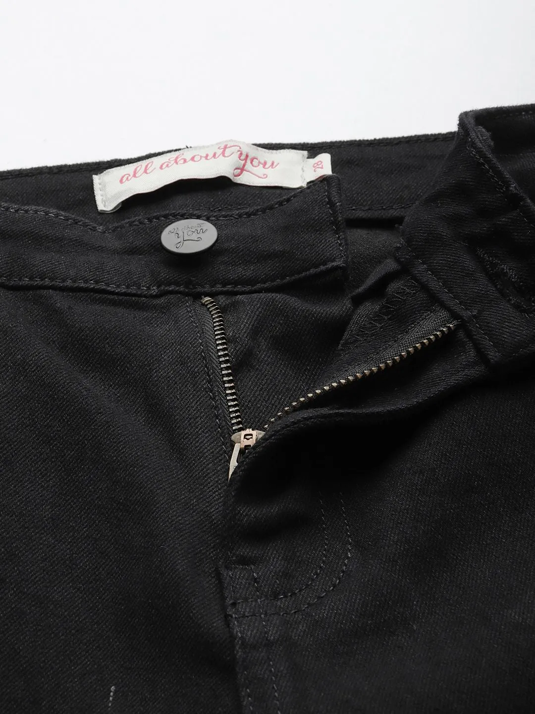all about you Women High-Rise Mom Fit Stretchable Jeans