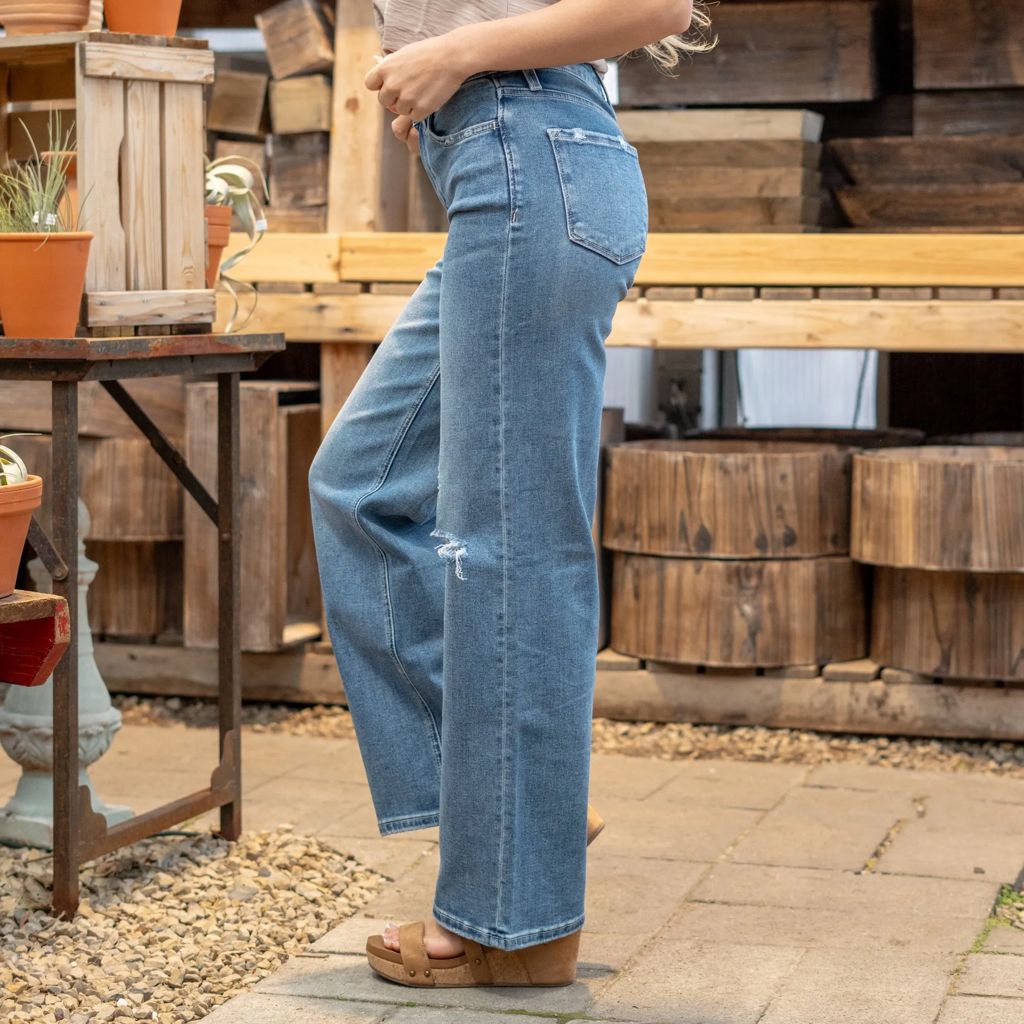 Along Came Here Super High Rise Baggy Fit Regular & Plus Sizes