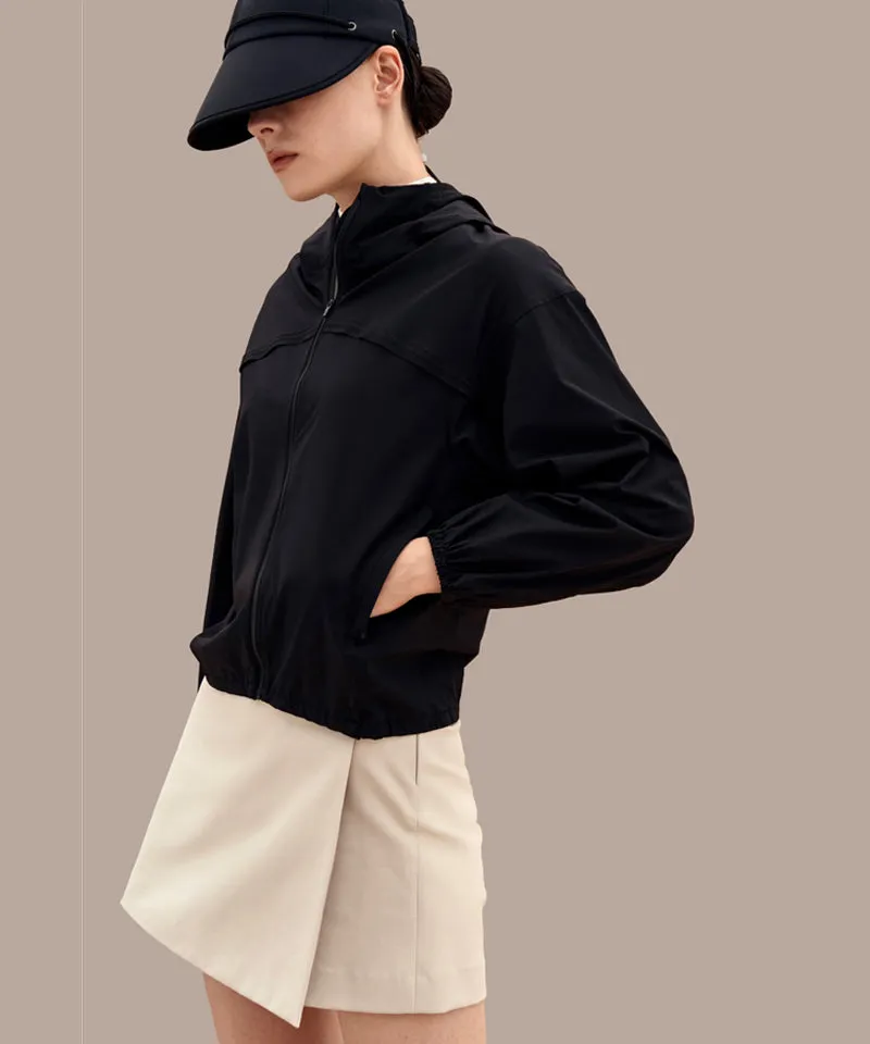 Anell Golf Cotton Wrap Skirt Pants - Beige