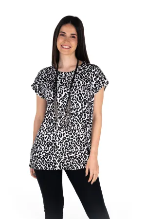 Angel Animal Print Tee