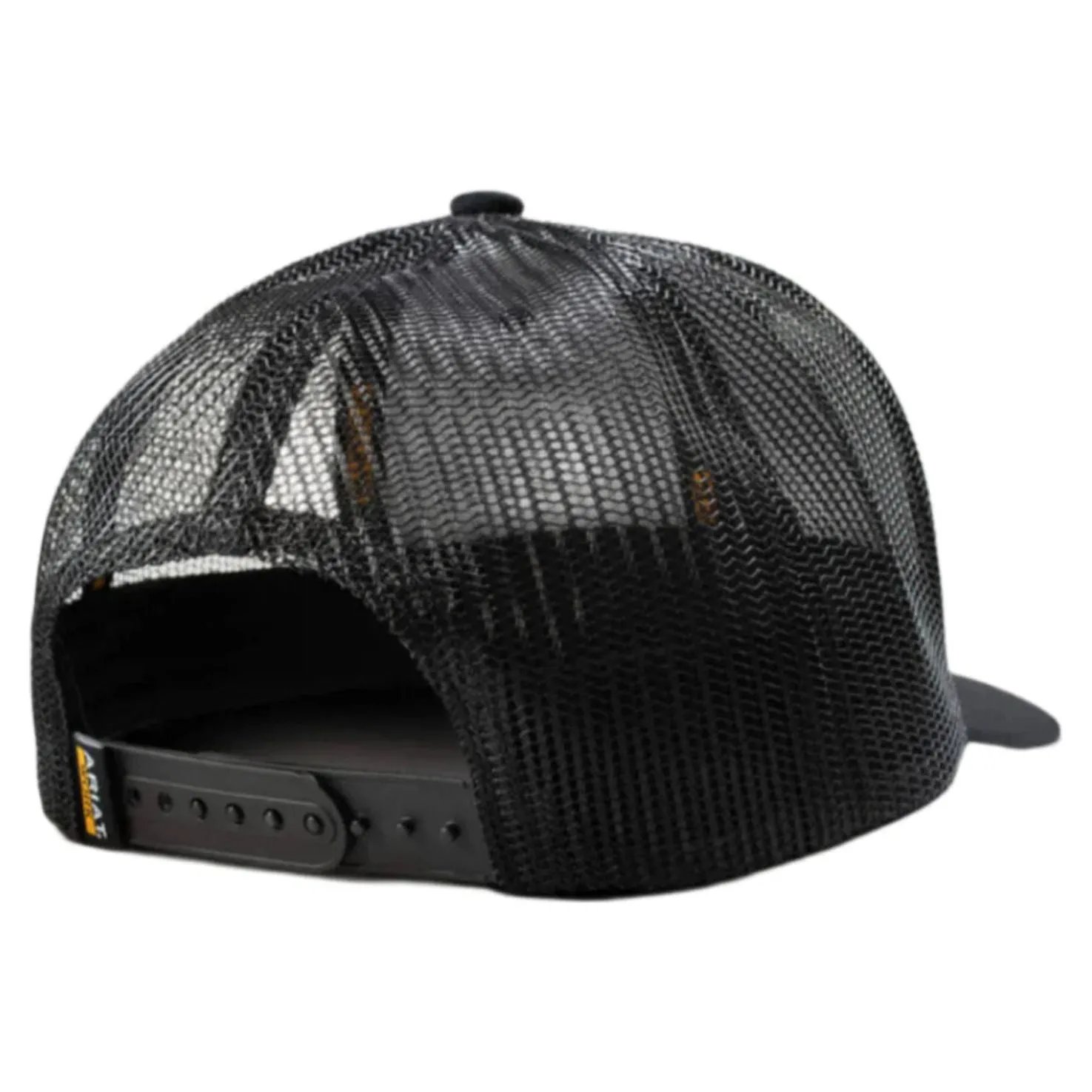 Ariat Work Men’s Ball Cap- Flat Brim With “Work Hard” Patch, Snap Back A290001801