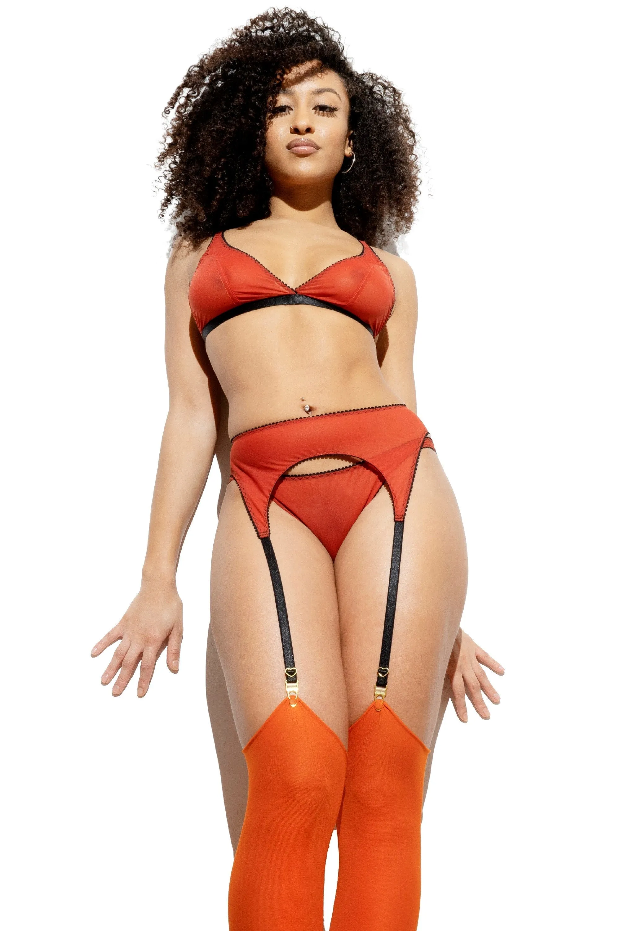 ASTER mesh soft cup bra
