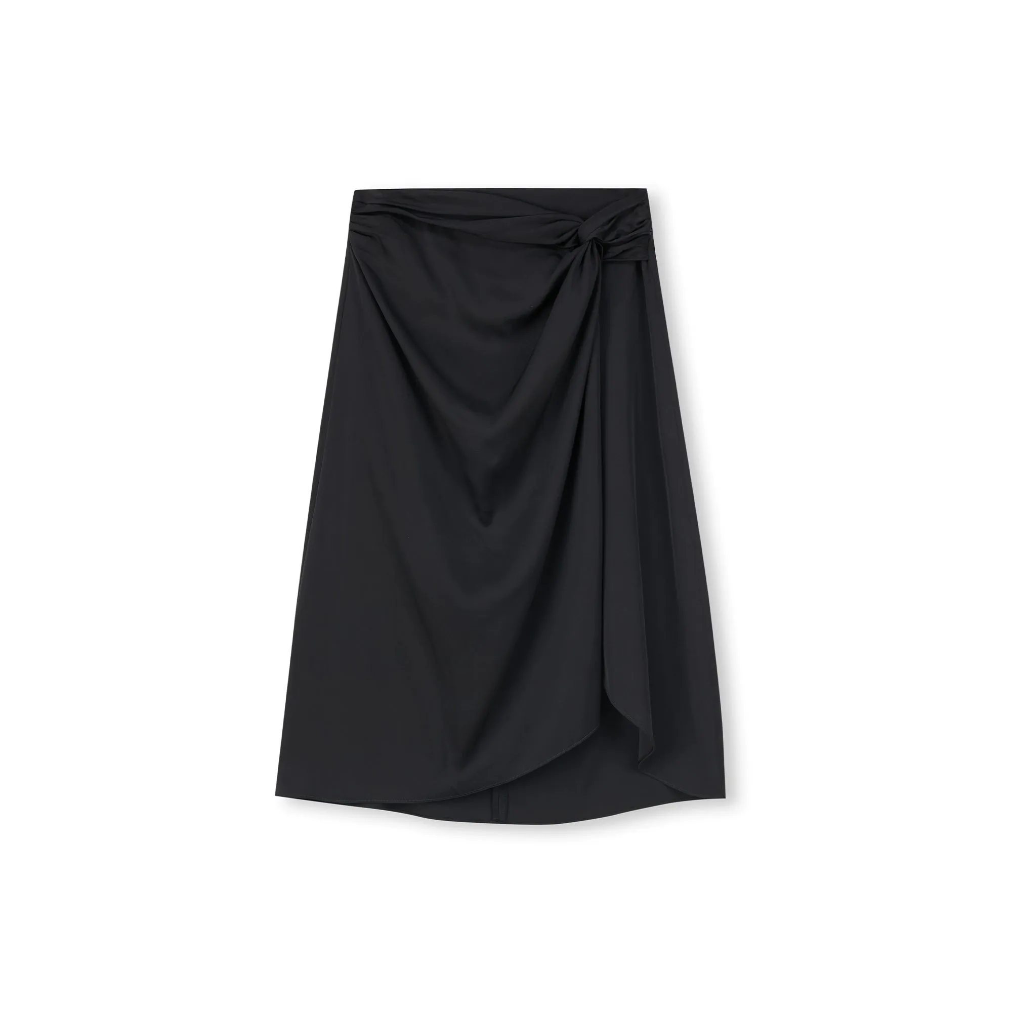 Asymmetric Wrap Skirt