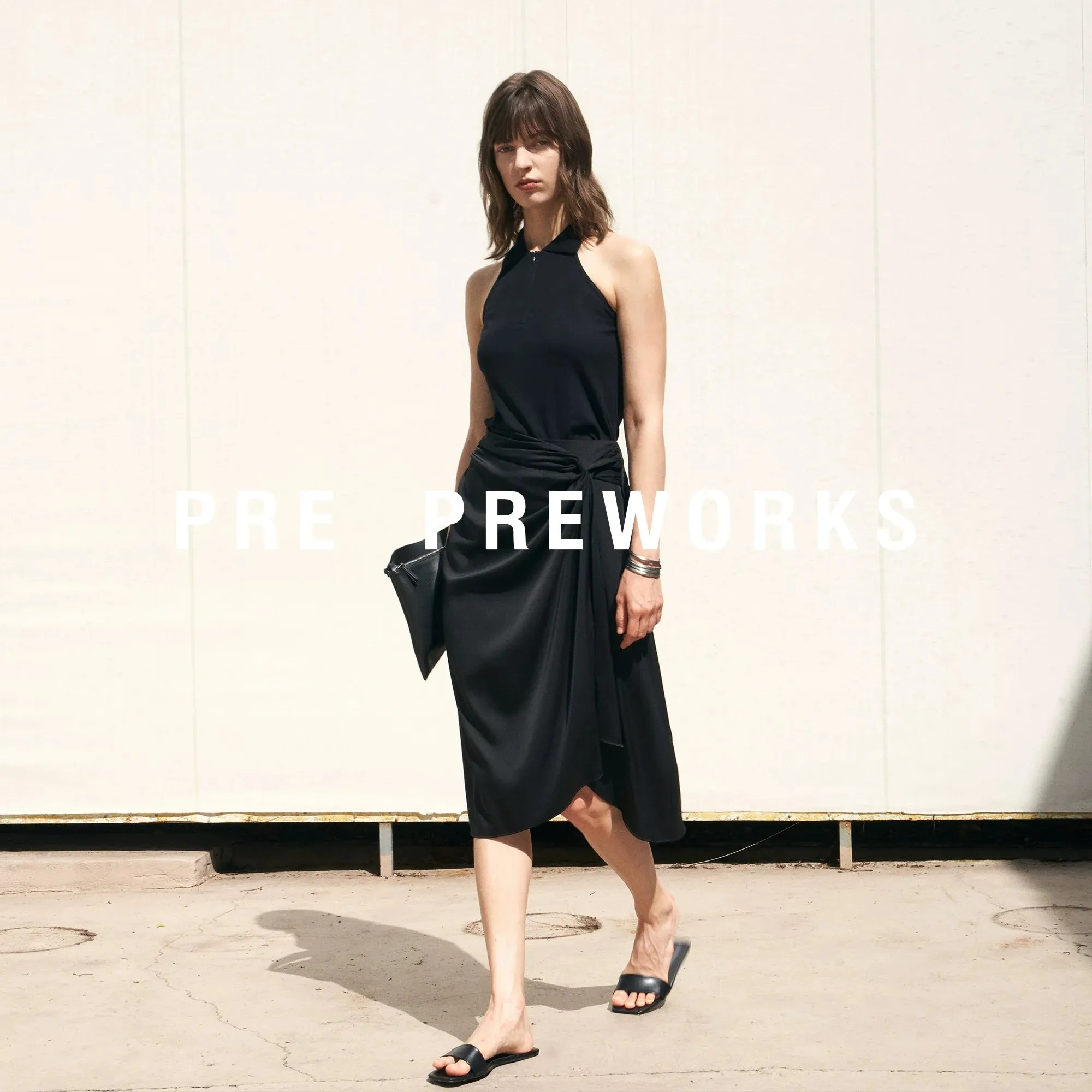 Asymmetric Wrap Skirt