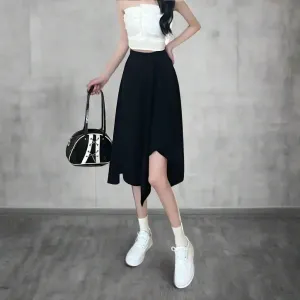 Asymmetrical Wrap Skirt