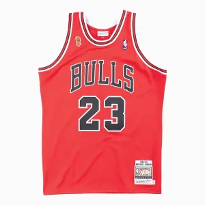 Authentic Michael Jordan Chicago Bulls Road Finals NBA 1995-96 Jersey