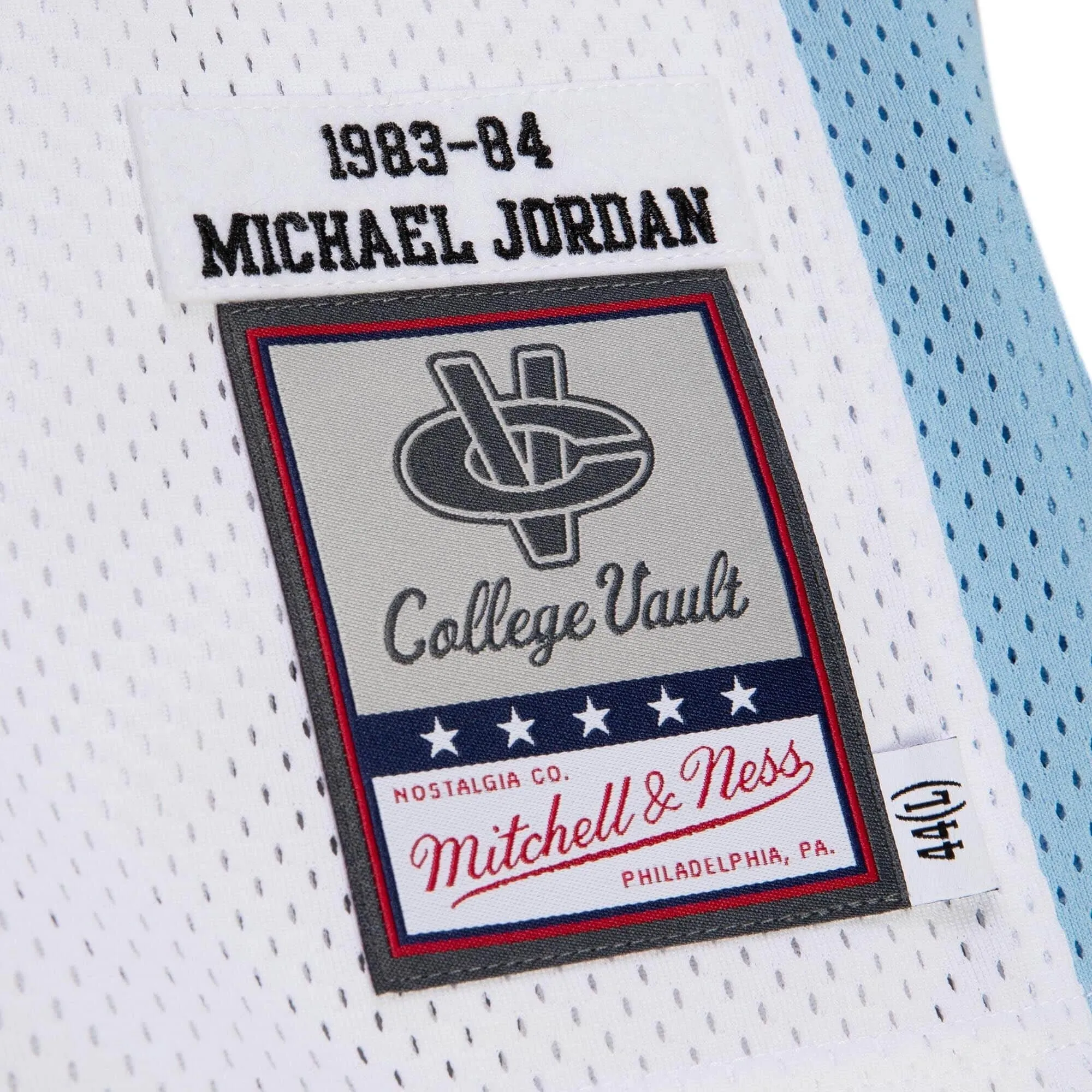 Authentic Michael Jordan University Of North Carolina NBA 1983-84 Jersey