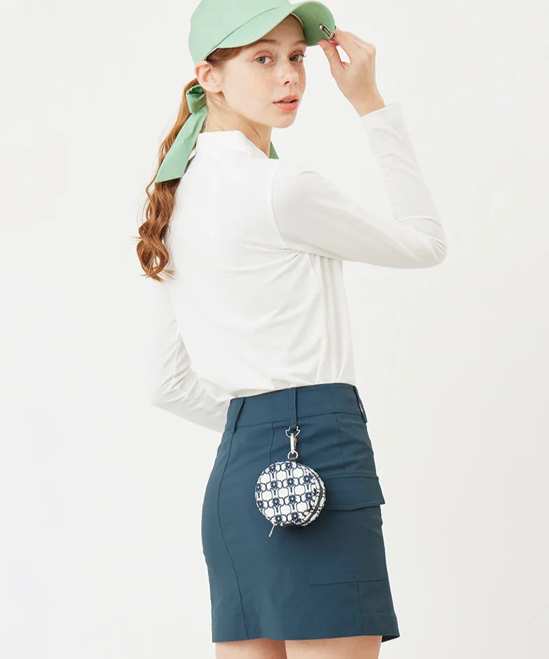 AVEN  Short Slit Cargo Skirt - Green