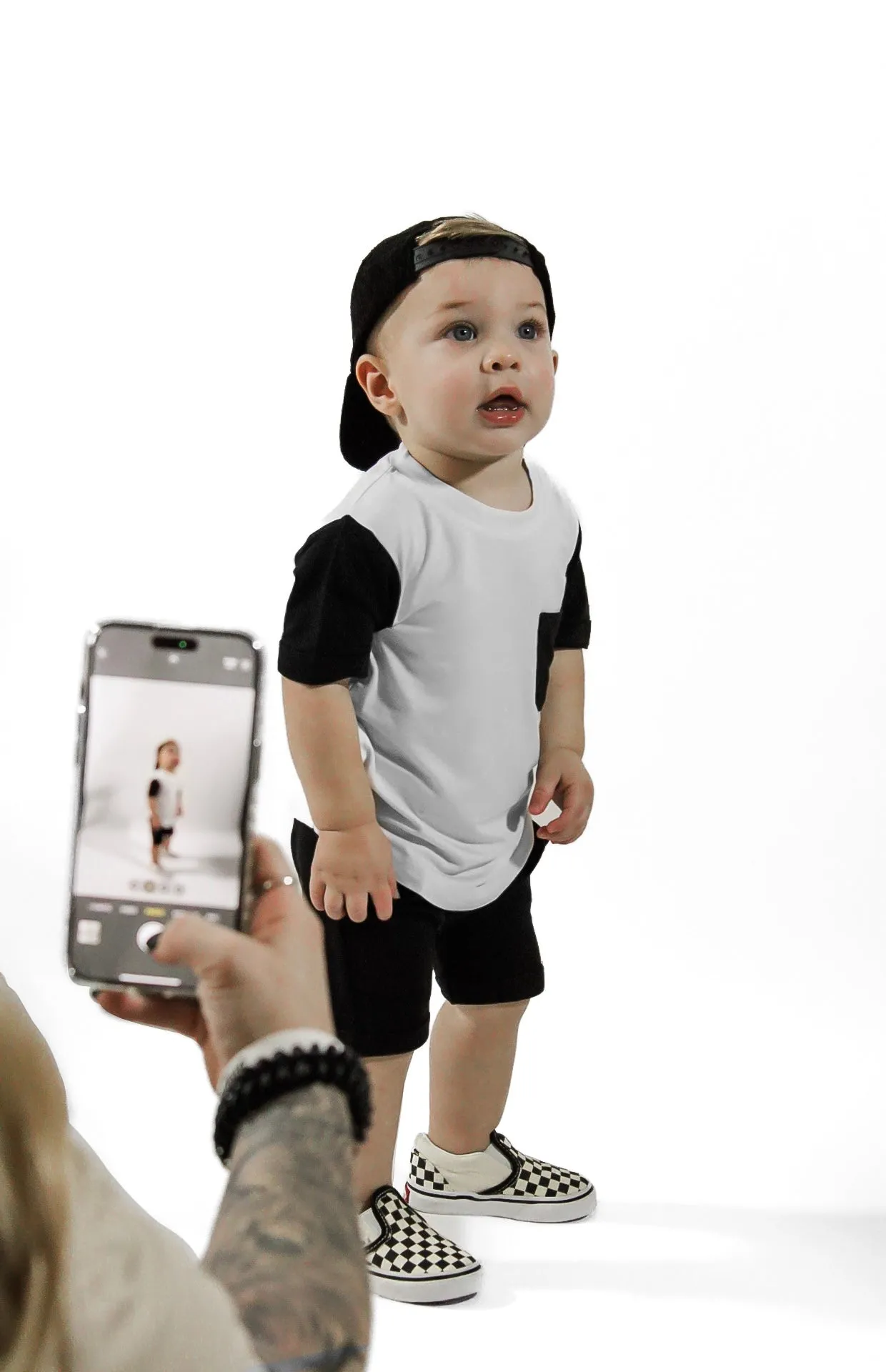 BAMBOO POCKET TEE - COLOR BLOCK
