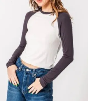Baseball Raglan Long Sleeve Shirt