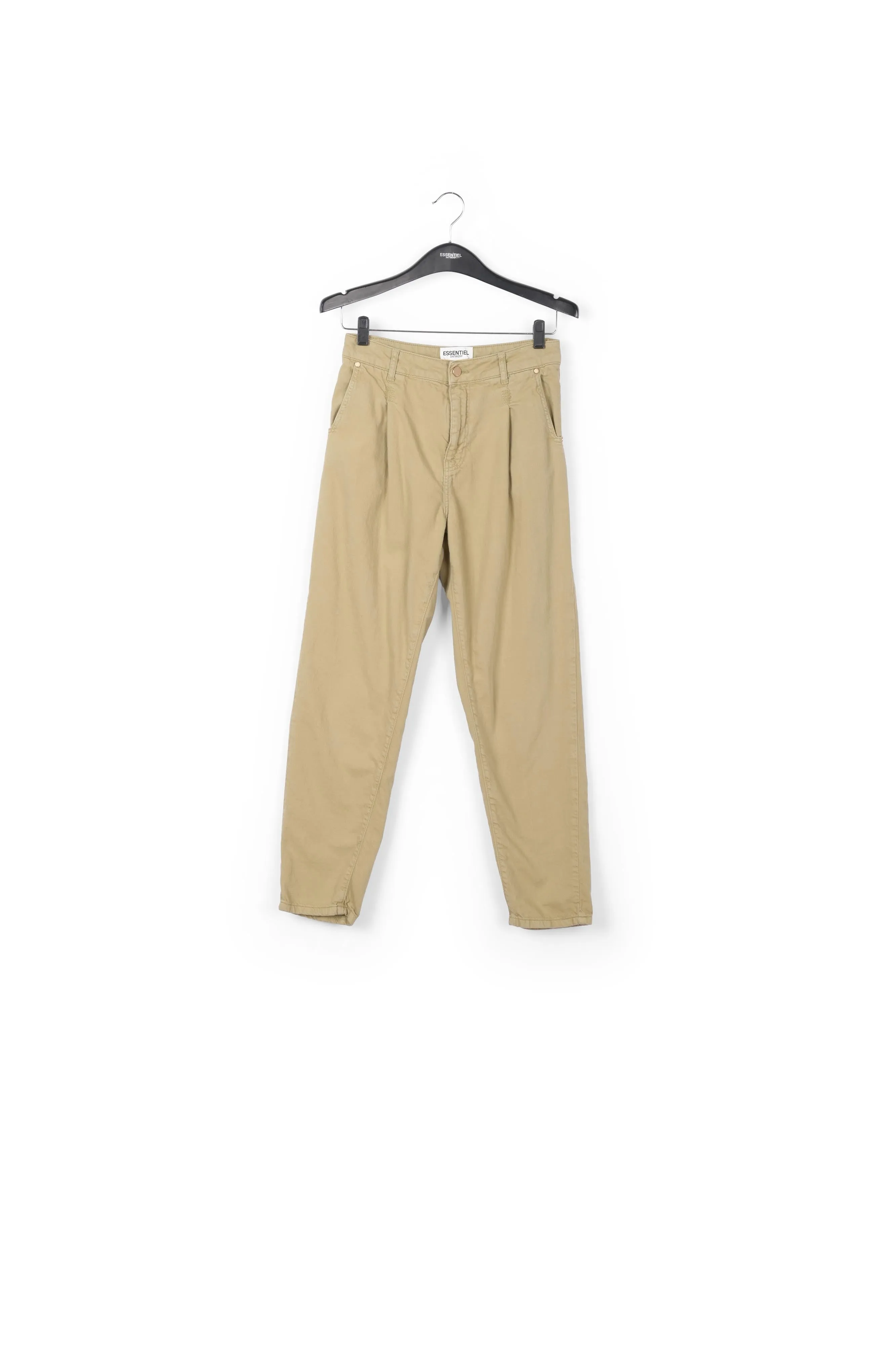 Beige denim boyfriend jeans