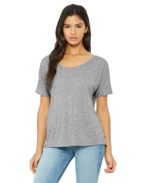 Bella Canvas Ladies Slouchy T-Shirt | Athletic Heather