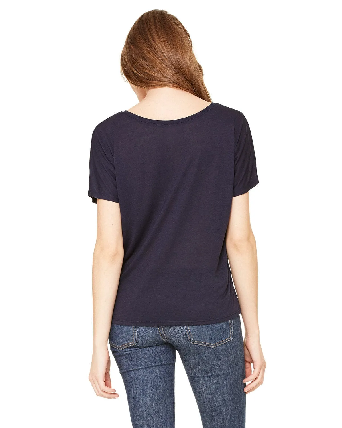 Bella Canvas Ladies Slouchy T-Shirt | Midnight