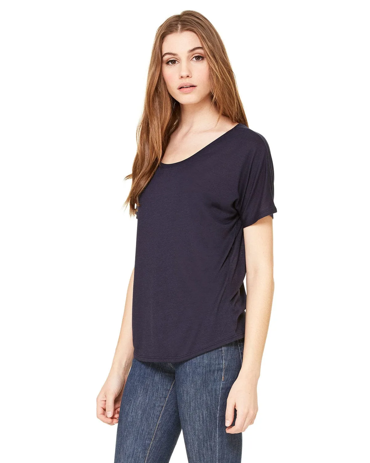 Bella Canvas Ladies Slouchy T-Shirt | Midnight