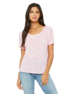 Bella Canvas Ladies Slouchy T-Shirt | Red Marble