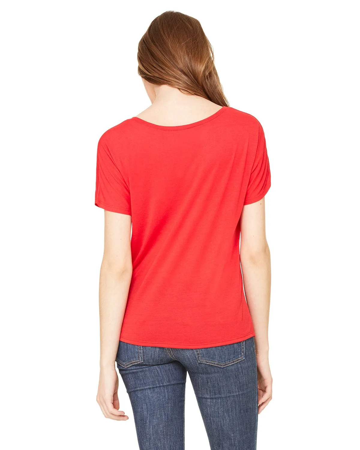 Bella Canvas Ladies Slouchy T-Shirt | Red