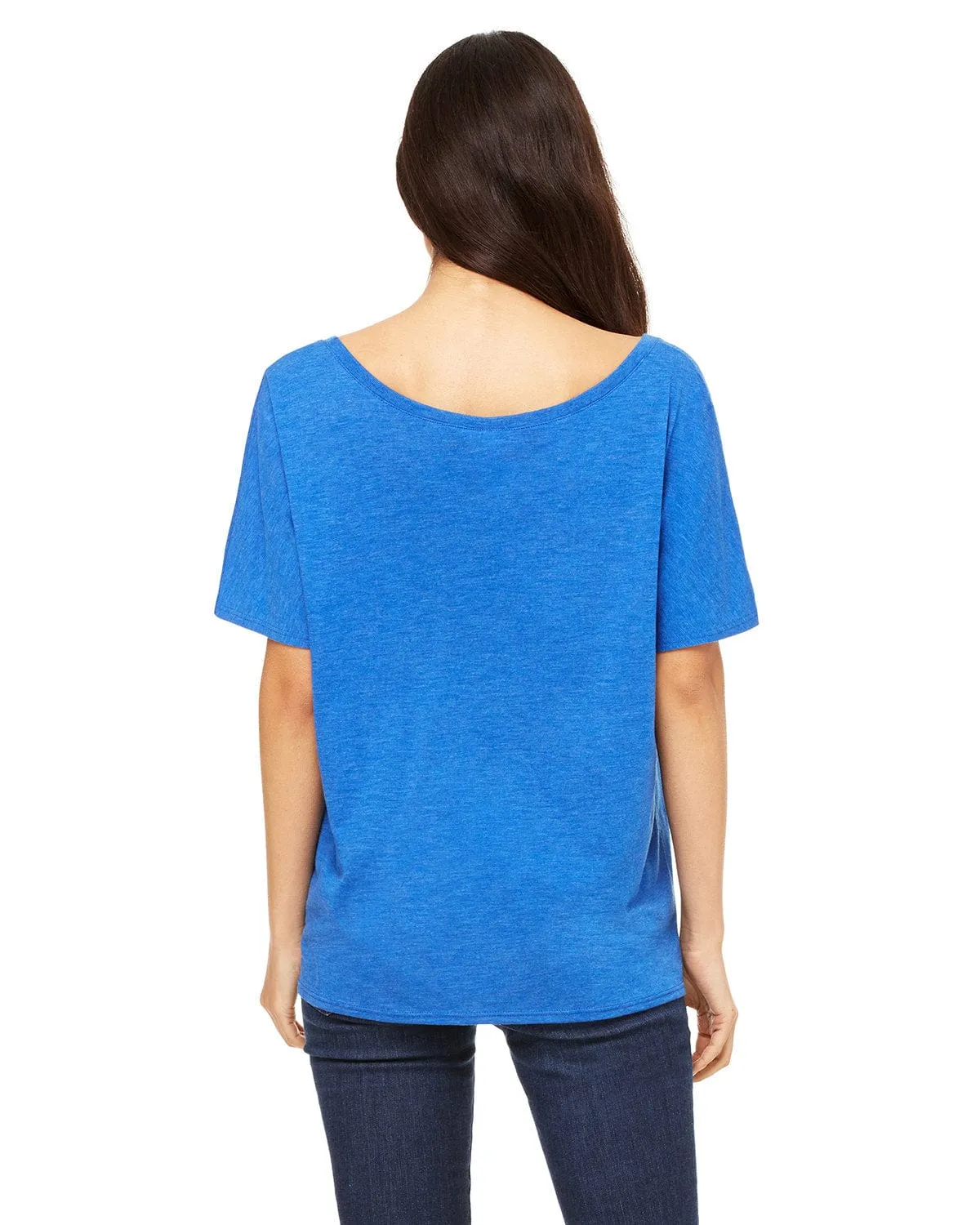 Bella Canvas Ladies Slouchy T-Shirt | True Royal Trbd