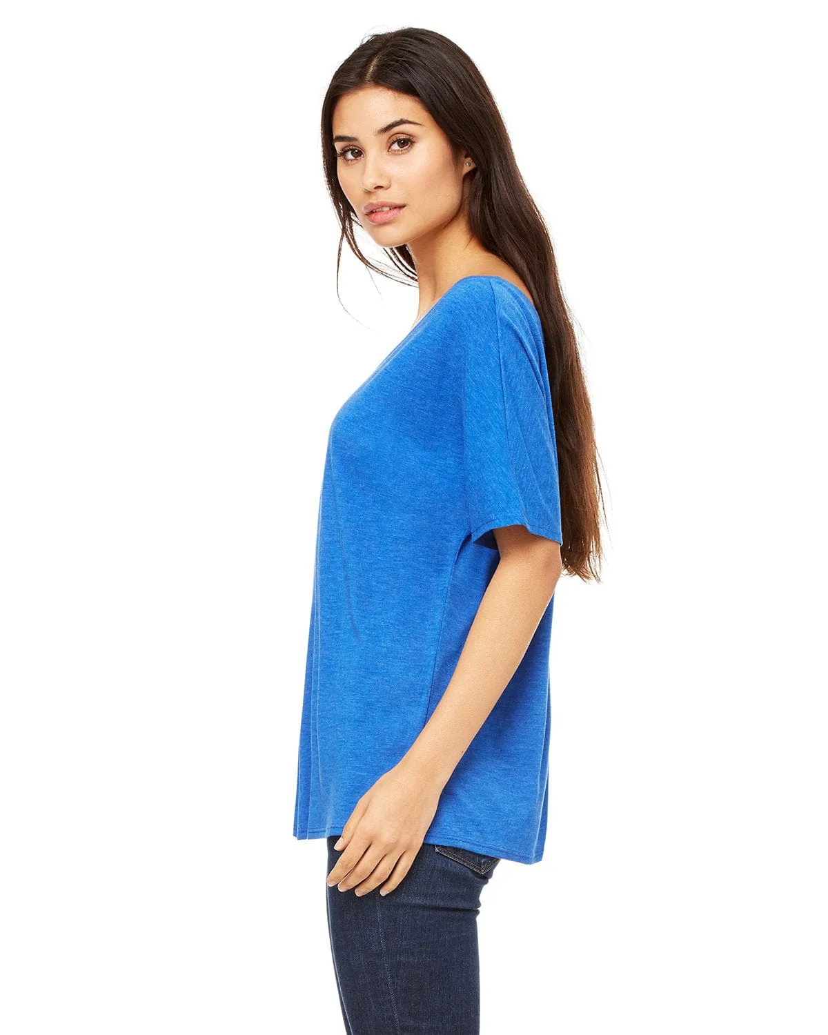 Bella Canvas Ladies Slouchy T-Shirt | True Royal Trbd