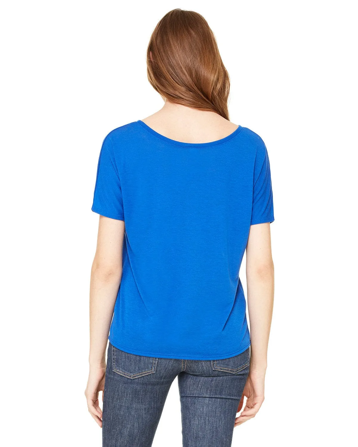 Bella Canvas Ladies Slouchy T-Shirt | True Royal