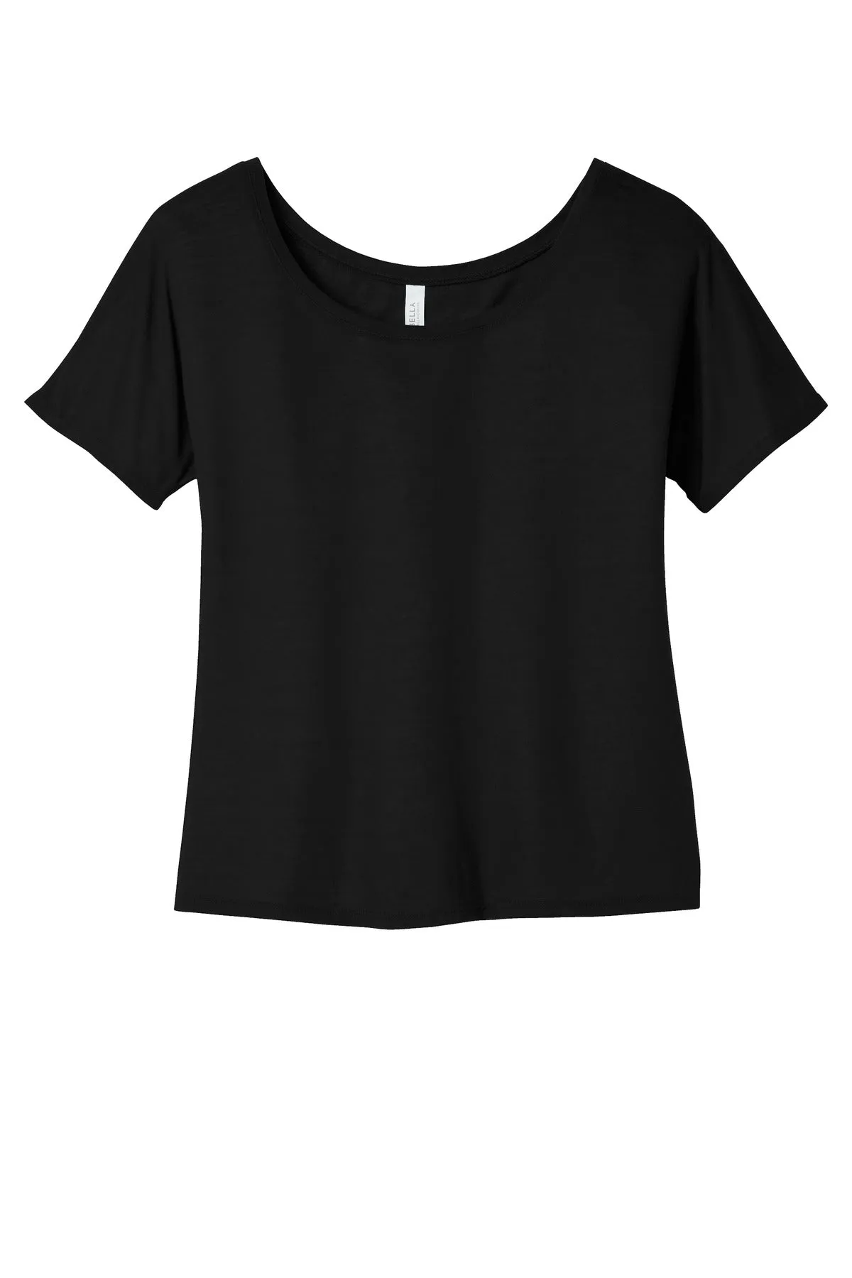BELLA CANVAS  Women's Slouchy Tee. BC8816 Black