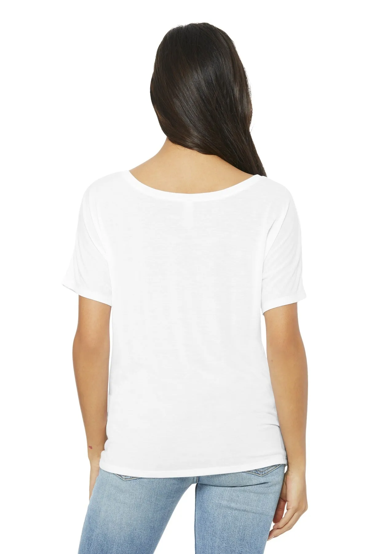 BELLA CANVAS  Women's Slouchy Tee. BC8816 White