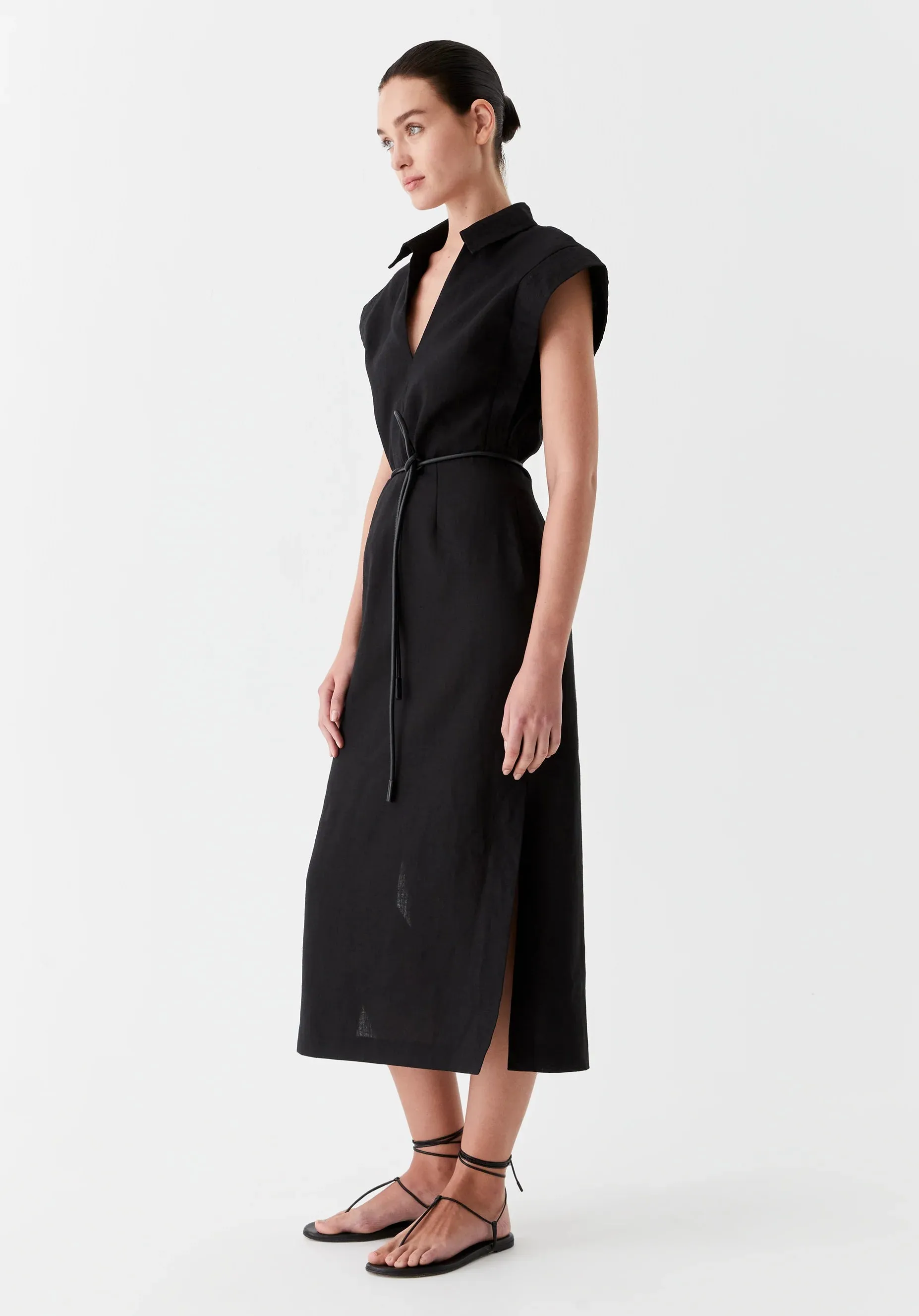 Belle Linen Dress
