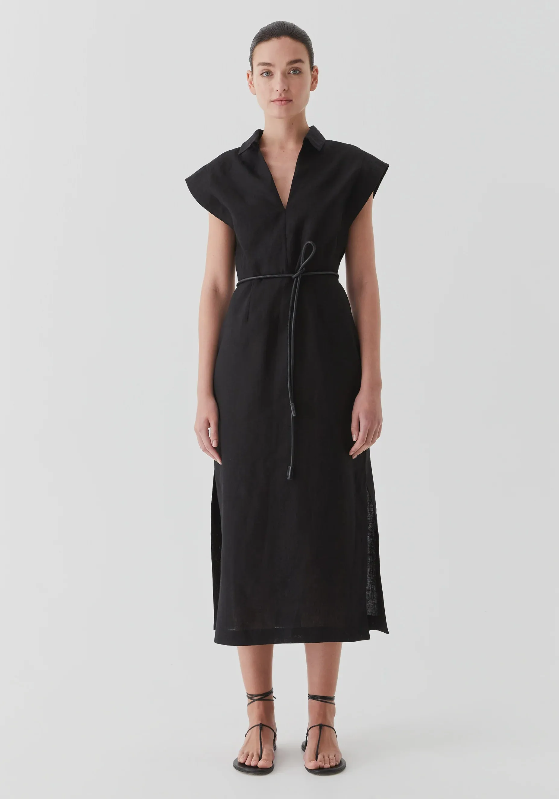 Belle Linen Dress