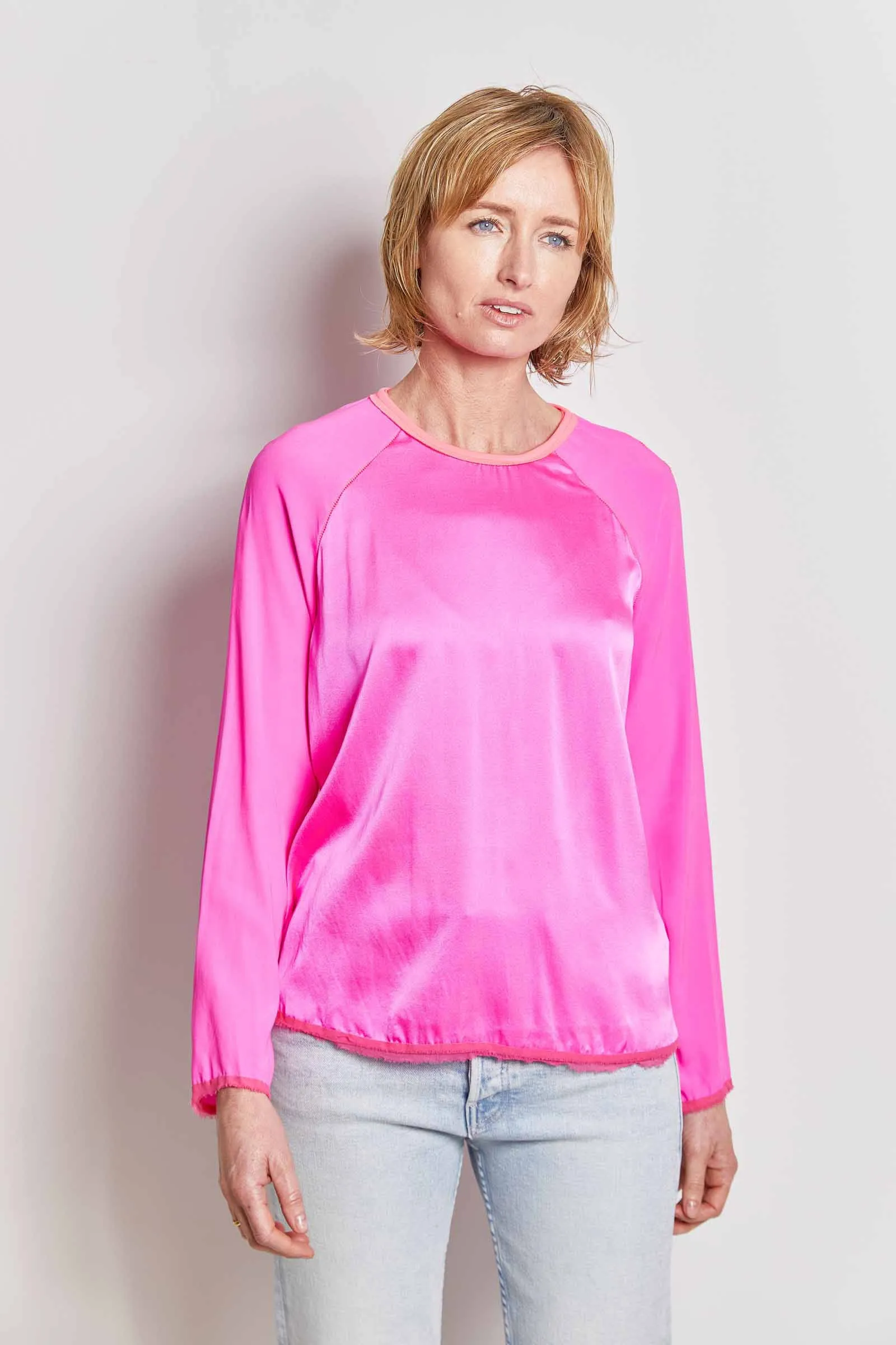binx raglan silk top
