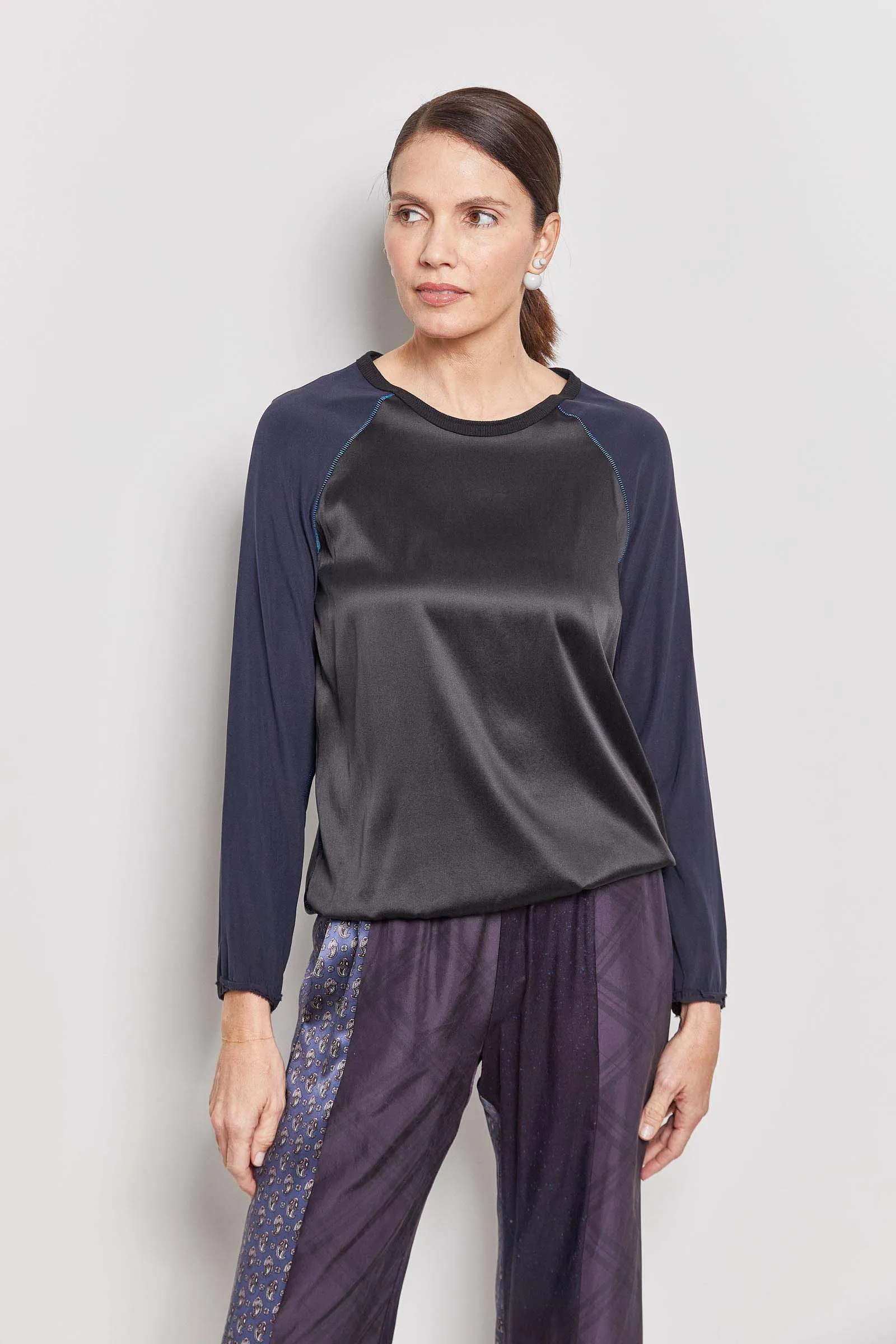 binx raglan silk top