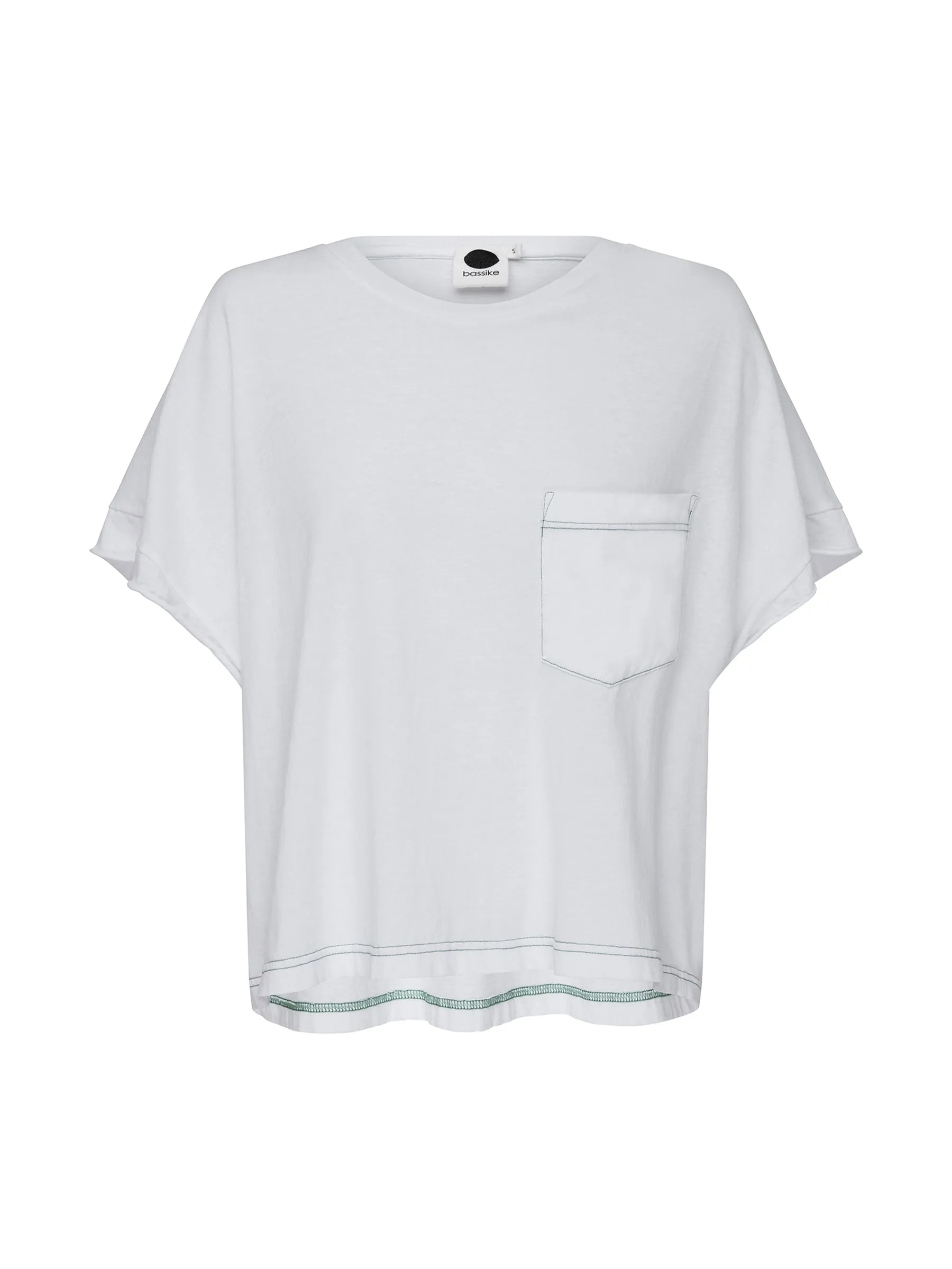 Boxy Pocket Detail Short Sleeve T-Shirt
