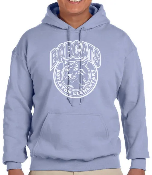 (Boylston Bobcats) Adult Hooded Sweatshirt Starts at