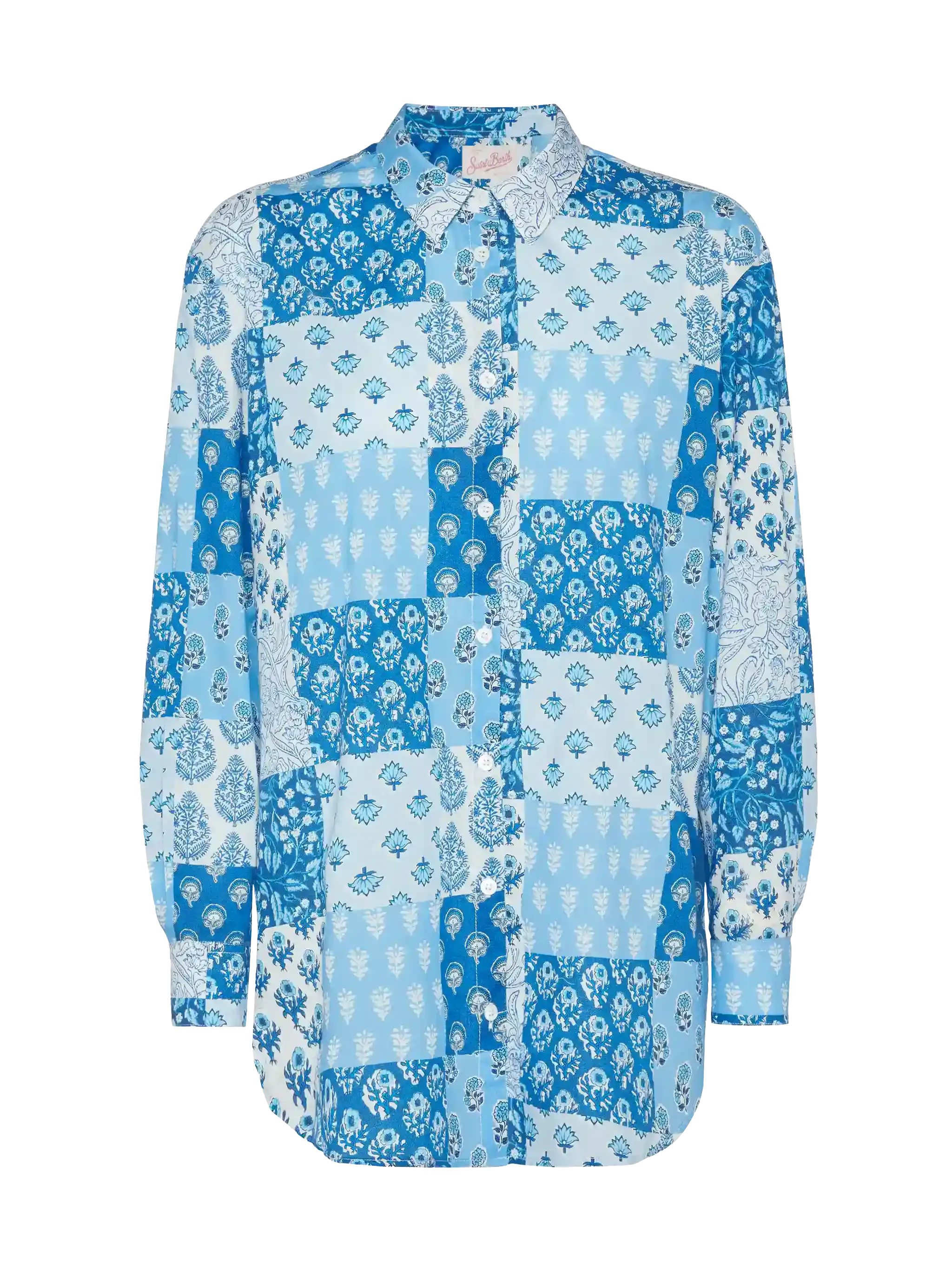 Brigitte flower-print cotton shirt