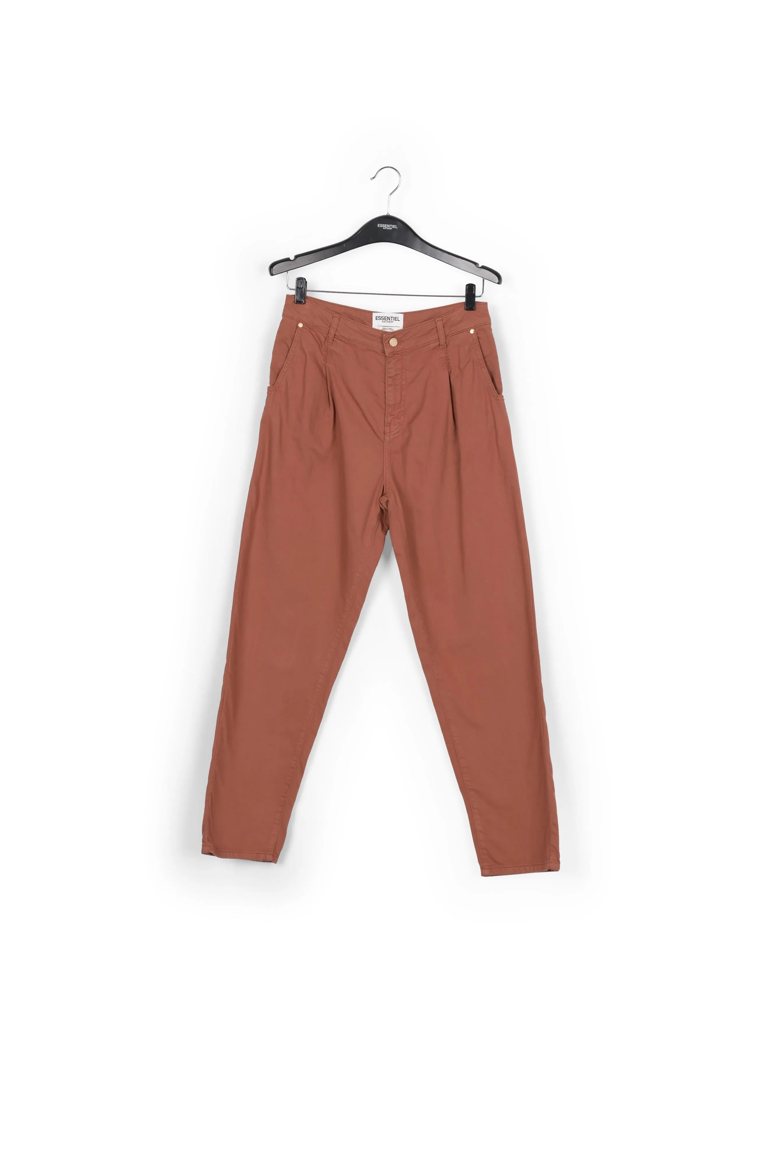 Brown denim boyfriend jeans