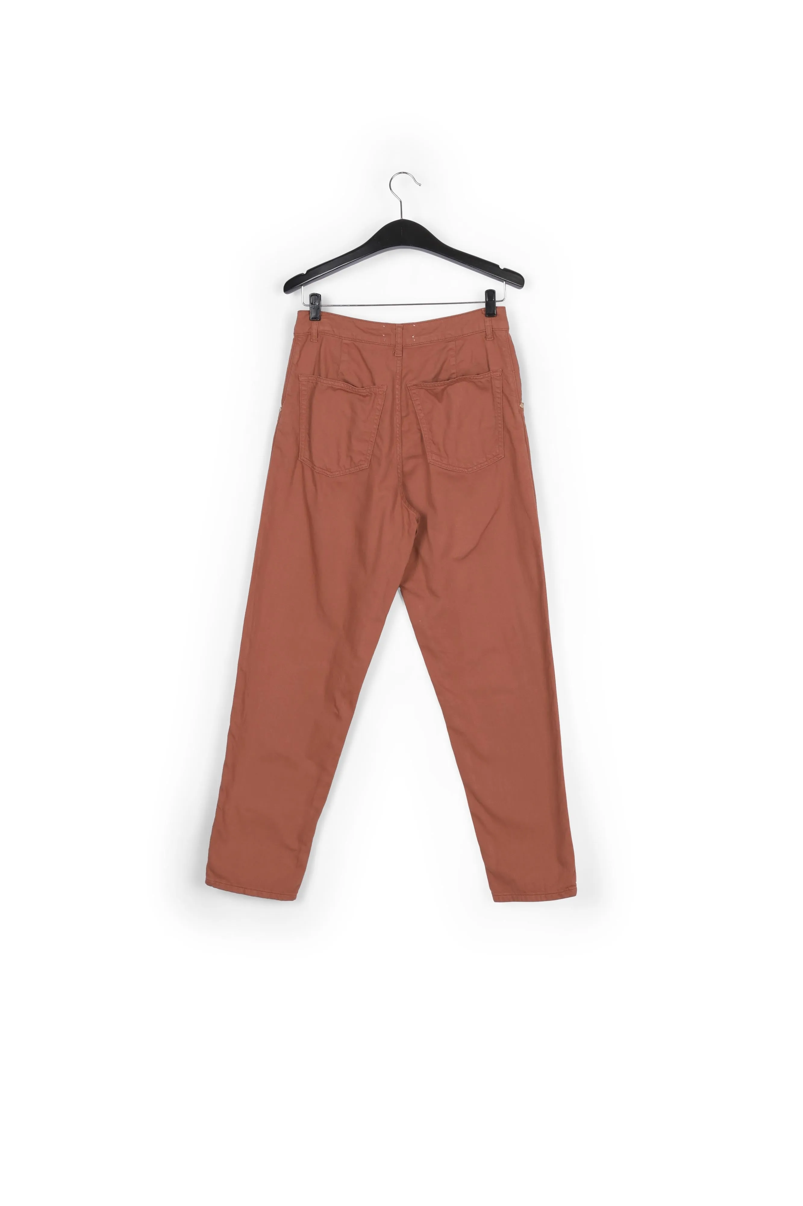 Brown denim boyfriend jeans